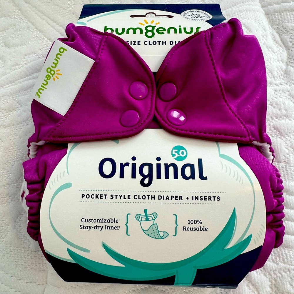 NWT BumGenius 5.0 Cloth Diaper